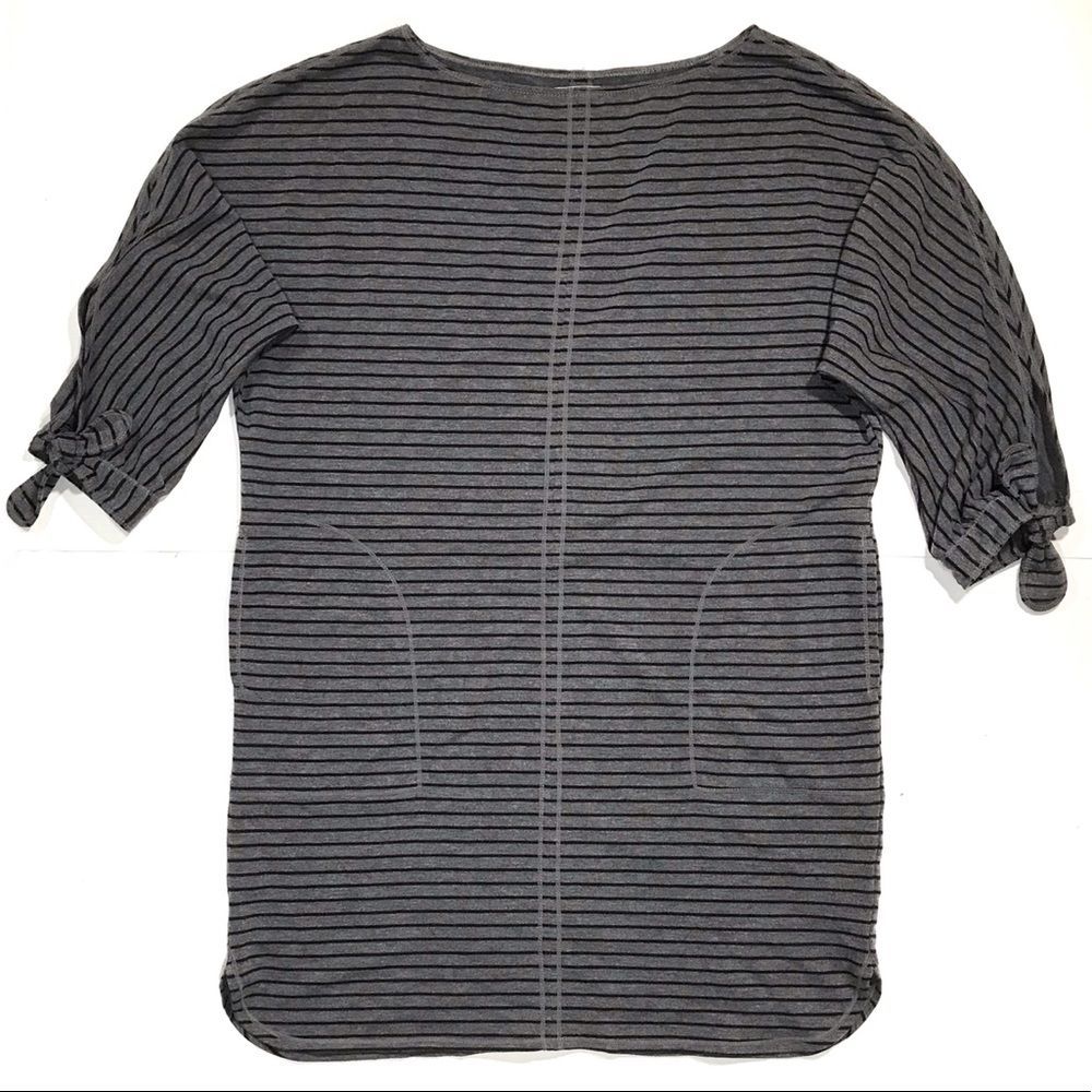 Max Studio Tie Sleeve Terry Tunic